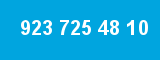 923 725 48 10 923 725 48 10